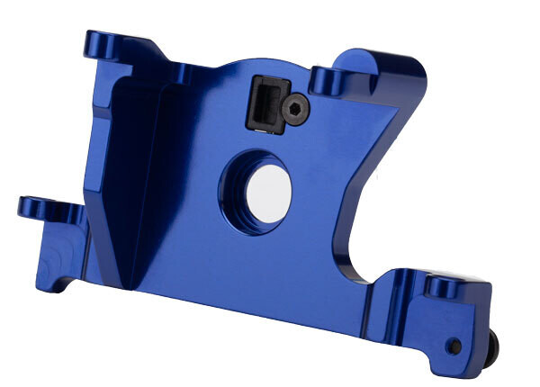 7460R  Motor mount, 6061-T6 aluminum (blue-anodized