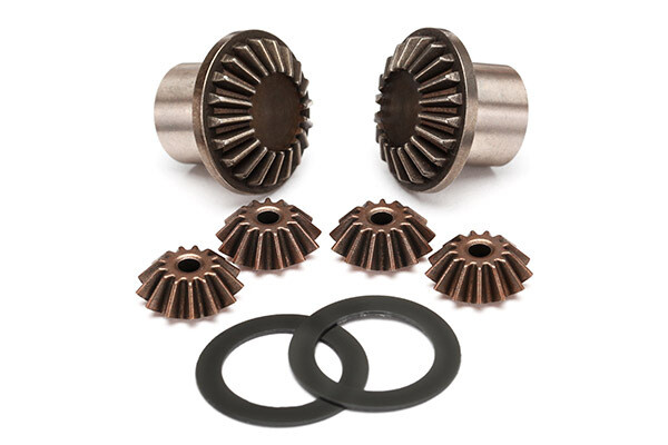 7782  Gear set, differential (output gears (2)/ spider gears (4)/ 16x23.5x.5mm TW (2))