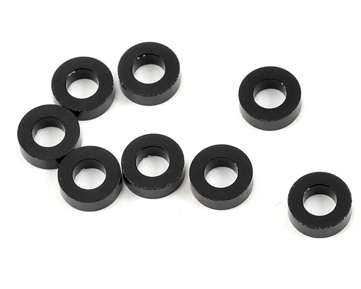 YOKZC-A3620B Yokomo 3x6x2.0mm Aluminum Shim (Black) (8)