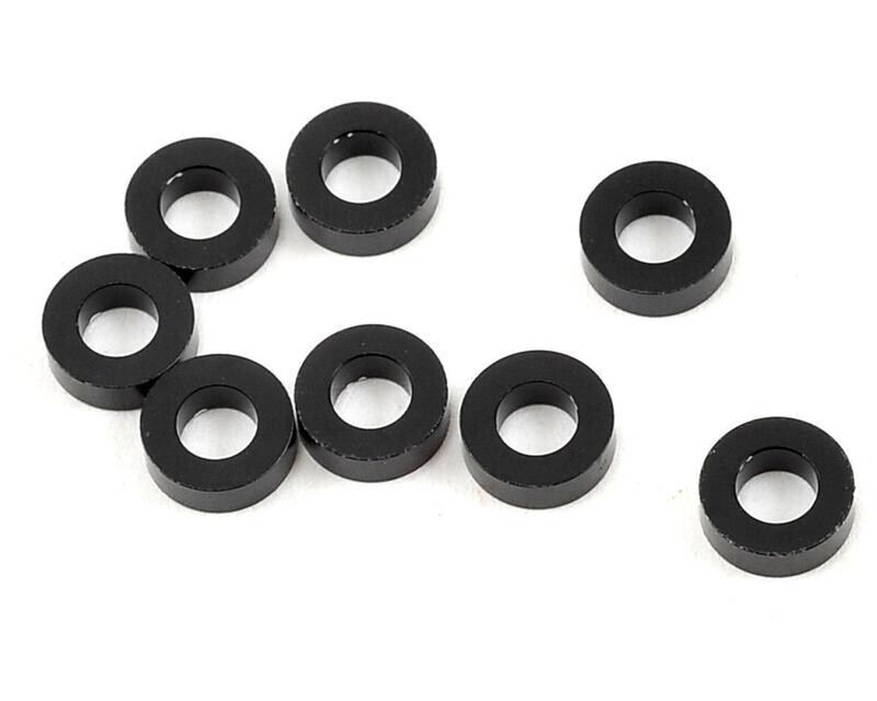 YOKZC-A3620B Yokomo 3x6x2.0mm Aluminum Shim (Black) (8)