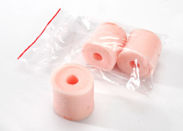 5262  Air filter and pre-filter inserts, foam (high-volume) (3) (pre-oiled, assembled) (TRX 2.5, 2.5R, 3.3)
