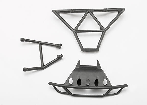 7035 Bumpers, front (1)/ rear (1)/ 2.5x14mm CS(2) (1/16 Slash)