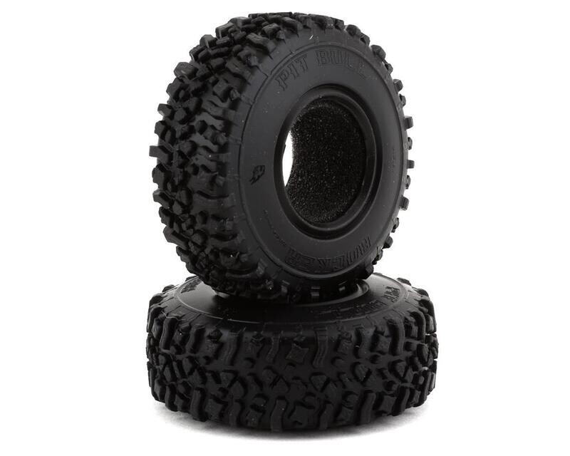 PBTPBR1AK  Pit Bull Tires Rocker 1.0&quot; Micro Crawler Tires w/Foam (2) (Alien)