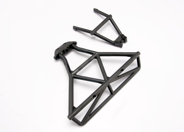 6836X Bumper, rear/ bumper mount, rear (black)