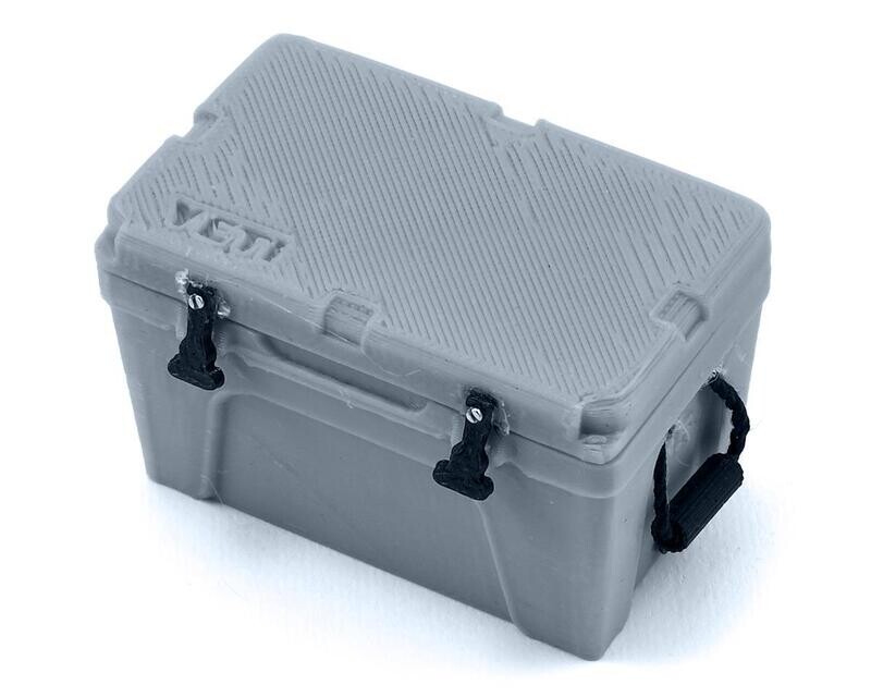 EXC-ERC-10-9023-LG Exclusive RC Scale Yeti Cooler (Grey) (Miniature Scale Accessory)