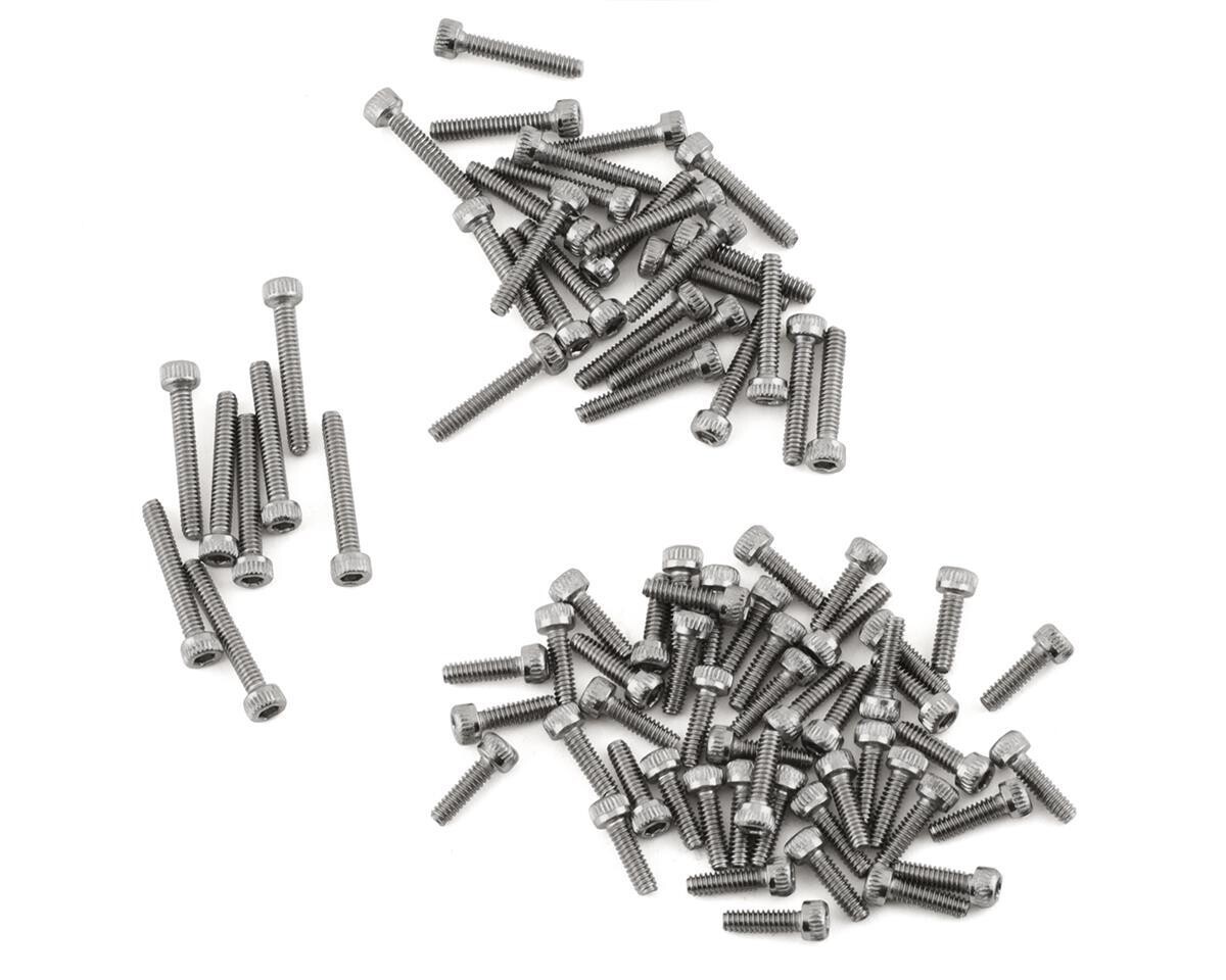 SAMSCX24-2011 Samix SCX24 M1.4 Stainless Steel Cap Head Screw Kit w/Box (81)