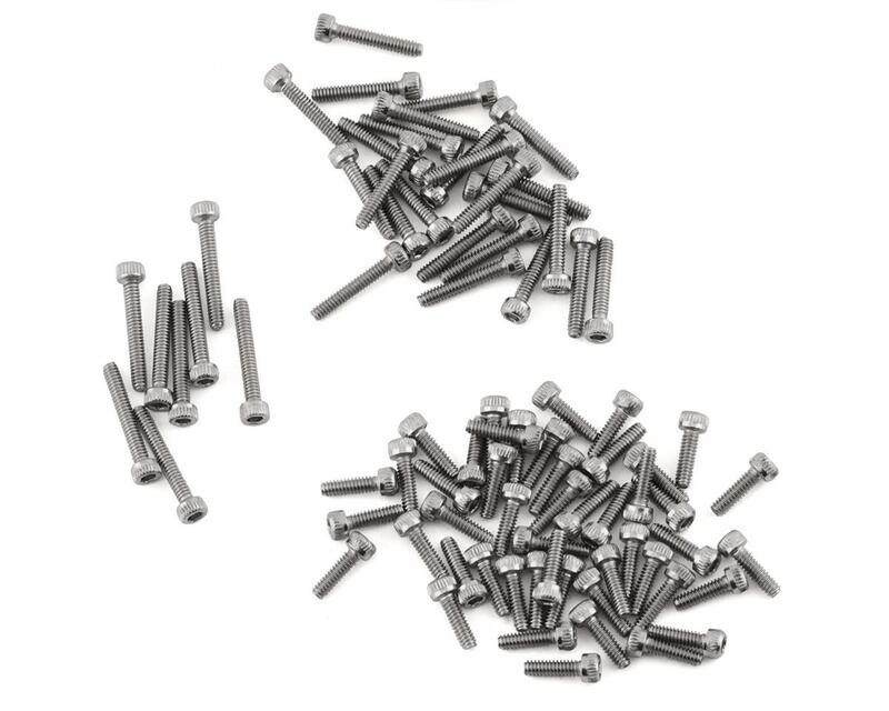 SAMSCX24-2011 Samix SCX24 M1.4 Stainless Steel Cap Head Screw Kit w/Box (81)