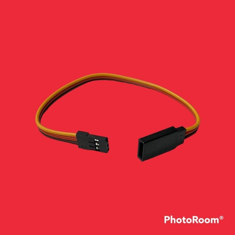 TSRC0030 22AWG 60 CORE MALE TO FEMALE 5.90&quot; LEAD PLUG SERVO EXTENSION WIRE CABLE JR FUTABA