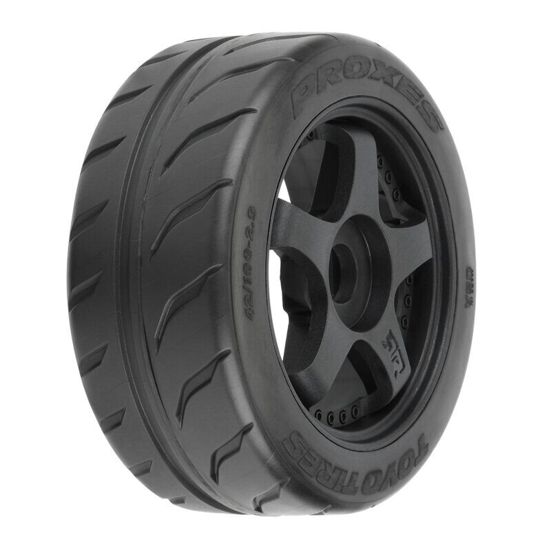PRO1019910  1/7 Toyo Proxes R888R S3 Front/Rear 42/100 2.9&quot; BELTED Mounted 17mm 5-Spoke (2)