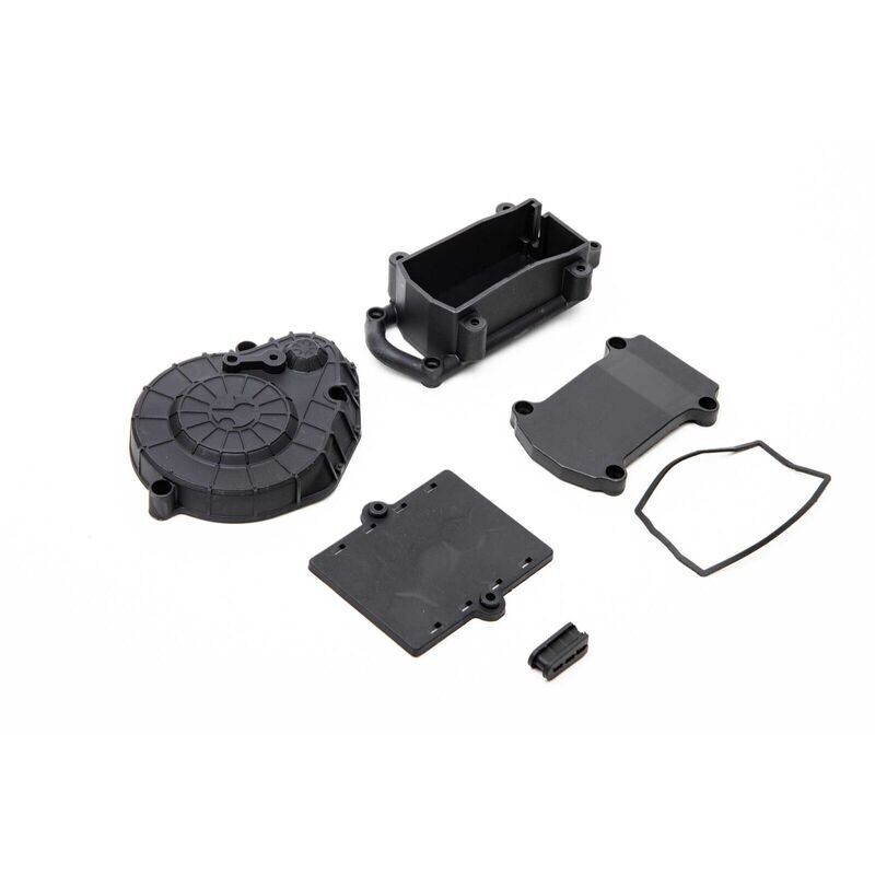 AXI231036	Cage Radio Box, Spur Cover (Black): RBX10
