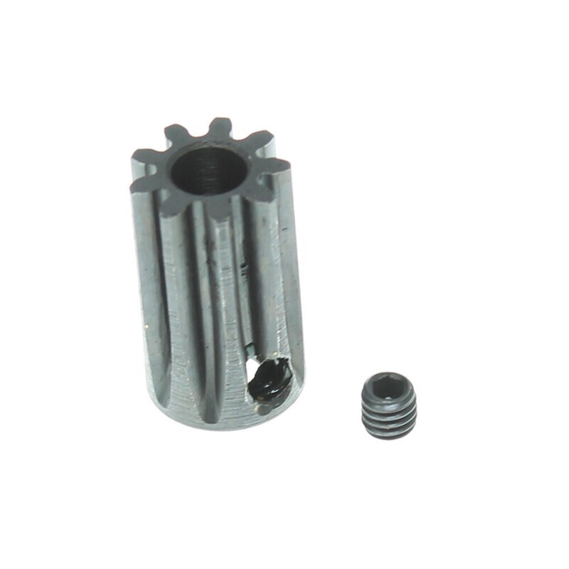 RER13334 Mod1 9T 5mm Bore Pinion Gear #45 Steel