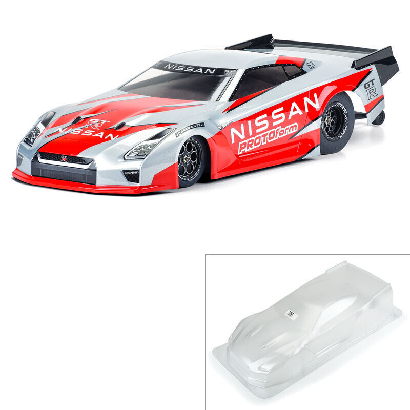 PRM158500 1/10 Nissan GT-R R35 Clear Body: Losi 22S Drag Car