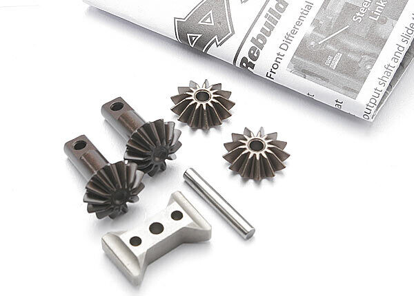 5382X Gear set, differential output gears, spider gears, spider gear shaft, diff carrier support