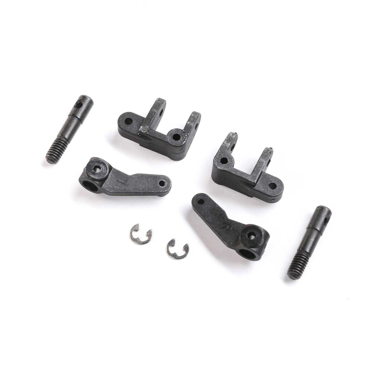 LOS214021 Spindle, Caster Block, Front Axle Set: Mini JRX2