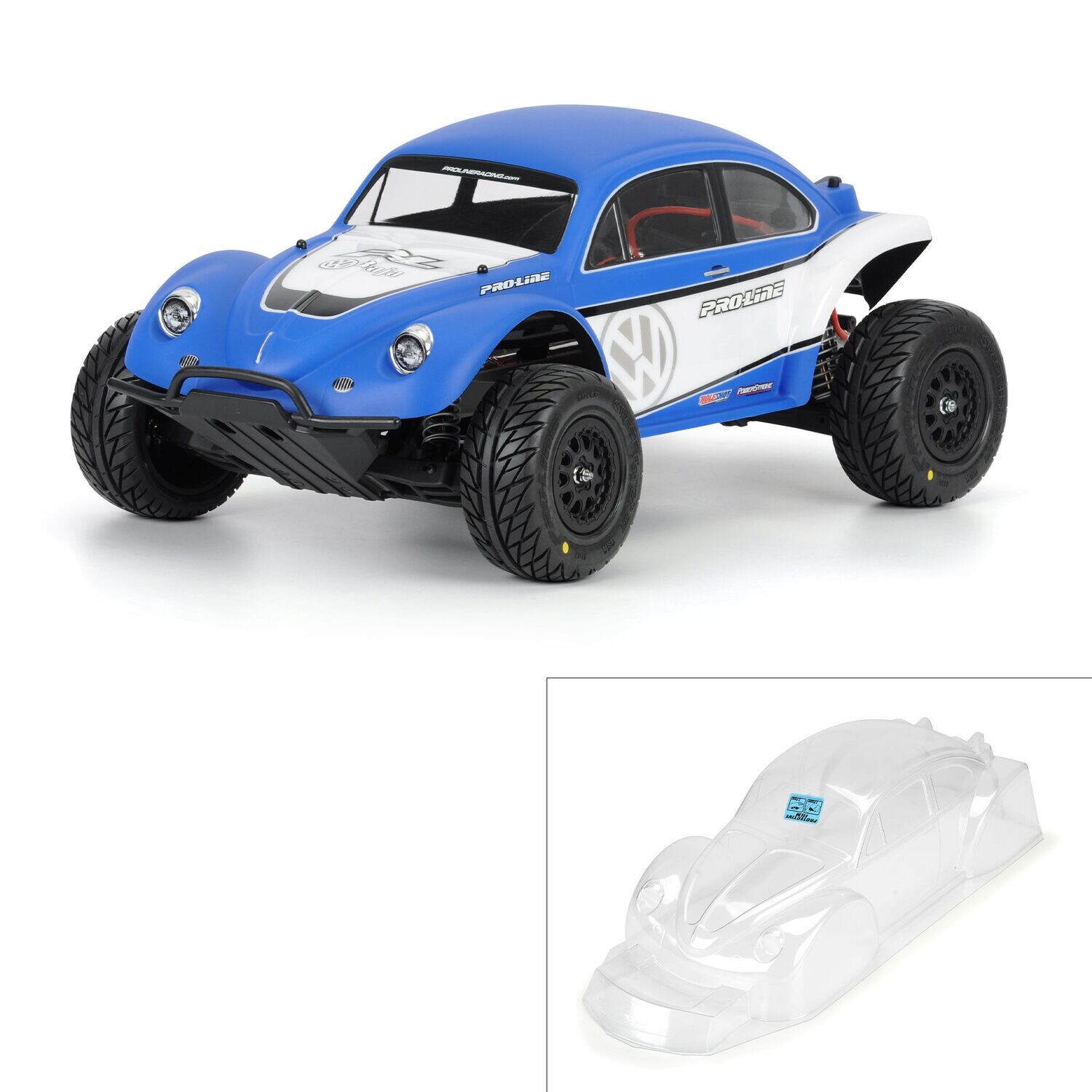 PRO323863 Volkswagen Full Fender Baja Bug Clear Body :Slash