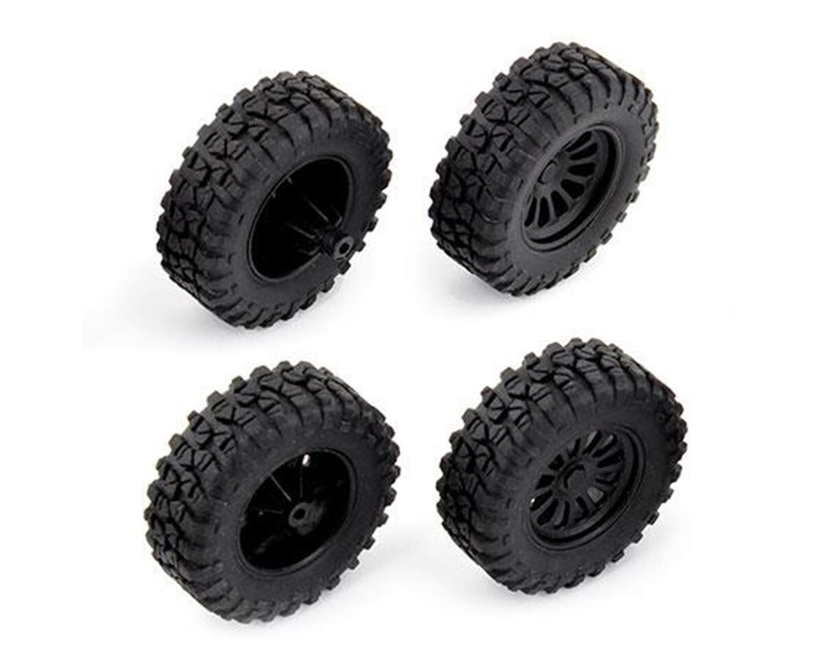 ASC21431  Team Associated MT28 Pre-Mounted Tires (4)