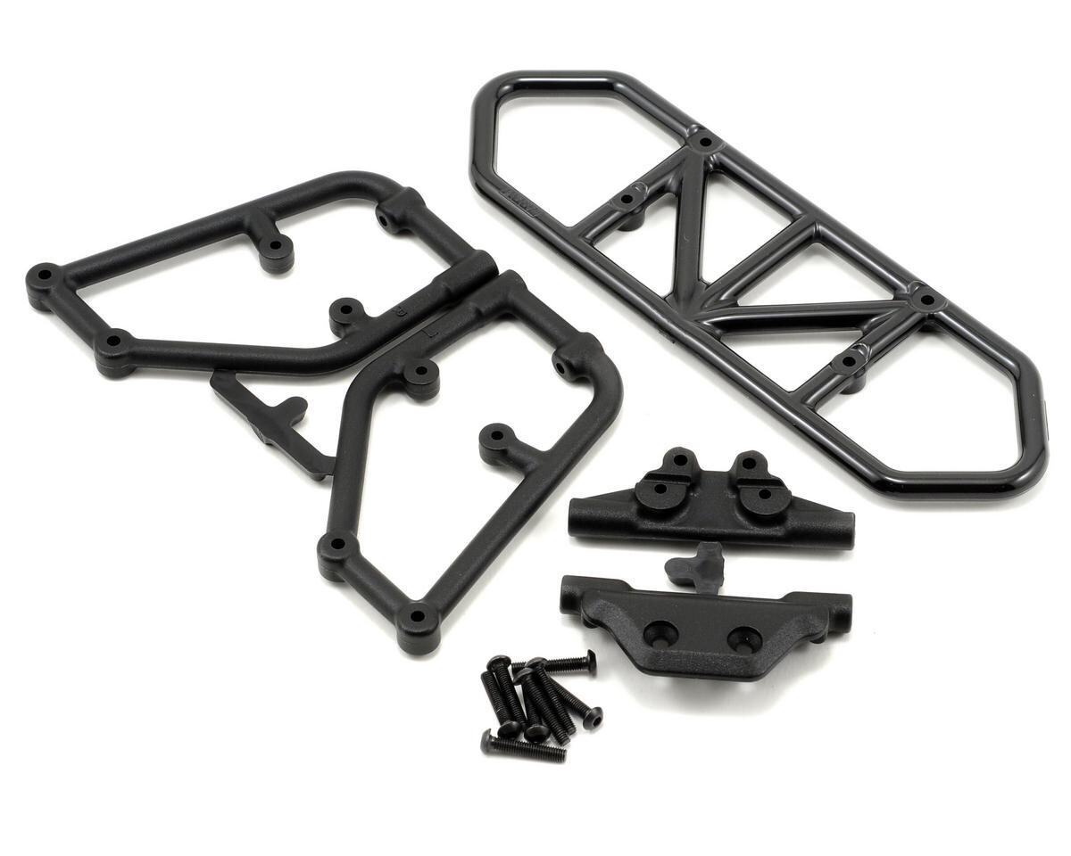 RPM80122 RPM Rear Bumper (Black) (Slash 4x4)