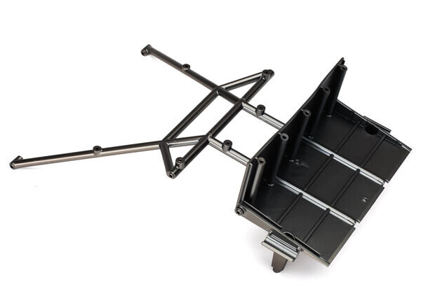 8432X - Tube chassis, center section, rear (satin black chrome-plated)