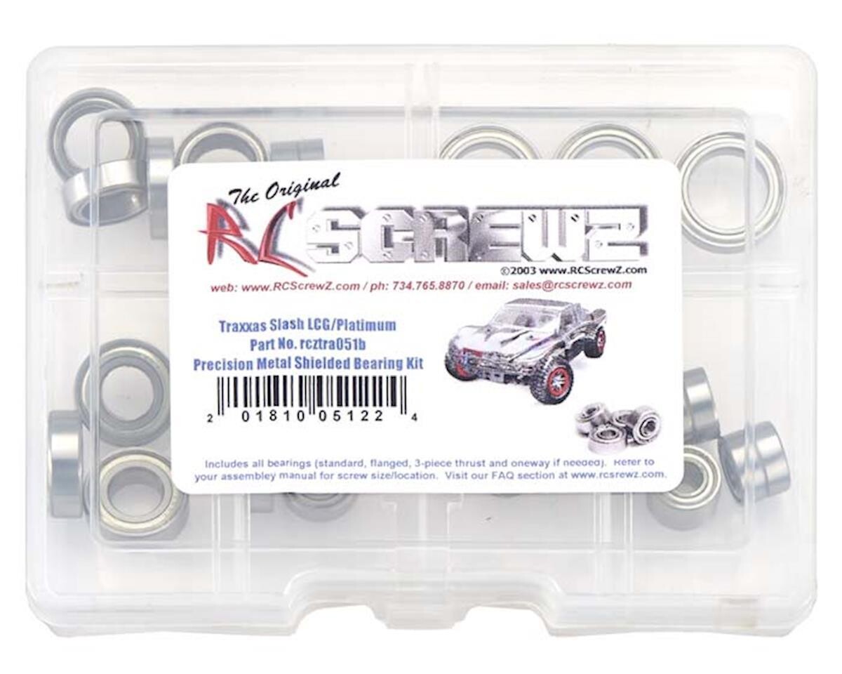 RCZTRA051B RC Screwz Precision Shielded Bearing Kit TRA Slash 4x4