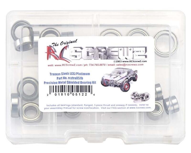 RCZTRA051B RC Screwz Precision Shielded Bearing Kit TRA Slash 4x4