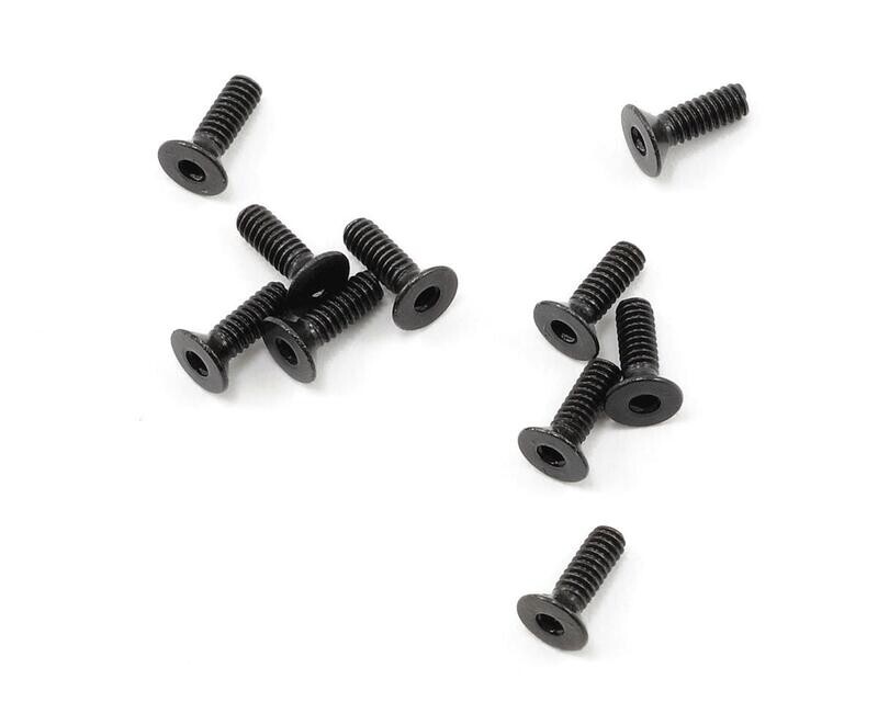 PTK-H-2001 ProTek RC 2x6mm &quot;High Strength&quot; Flat Head Screws (10)