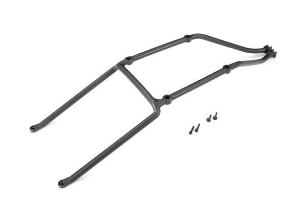 7713X Body support, rear/ 3x15mm CS (2) / 3x15mm flat-head machine (2) (fits X-Maxx )