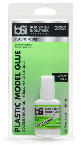 BSI105 1/2oz PLASTIC-CURE ODORLESS BRUSH ON