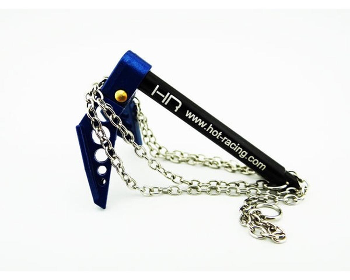 HRAACC838F06 Hot Racing 1/10 Portable Fold Up Winch Anchor (Blue/Black)