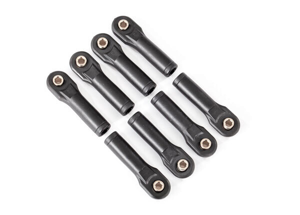 8647X  Rod ends, heavy duty (push rod) (8) (assembled with hollow balls) (replacement ends for #8619, 8619G, 8619R, 8619X, fits E-Revo V2