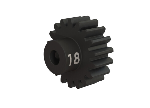3948X  Gear, 18-T pinion (32-p), heavy duty (machined, hardened steel) (fits 3mm shaft)/ set screw