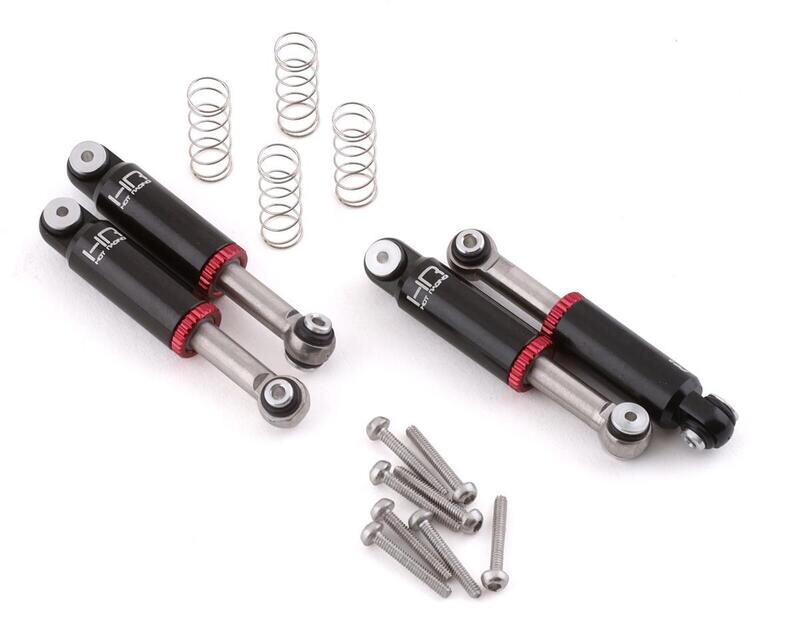 HRASXTF32TD02 Hot Racing Axial SCX24 32mm Internal Spring Air Shocks (Black)