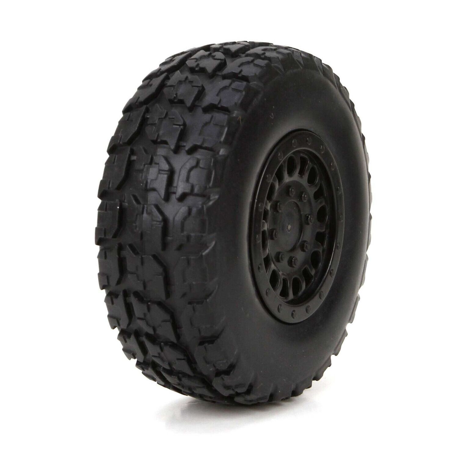 ECX41001  FF/RR Premount Tire: 1/18 4WD Torment (2)