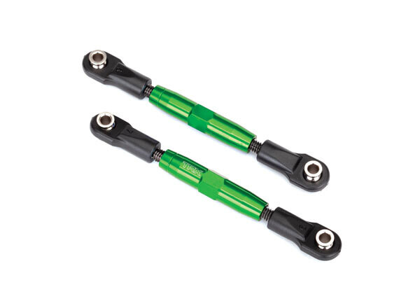 3644G Camber links, rear (TUBES green-anodized, 7075-T6 aluminum, stronger than titanium) (73mm) (2)/ rod ends (4)/ aluminum wrench (1) (#2579 3x15 BCS (4) required for installation)fits Nitro Slash,