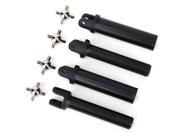 6850X Half shafts, heavy duty (external splined (2)/ internal splined (2))/ metal u-joints (4)