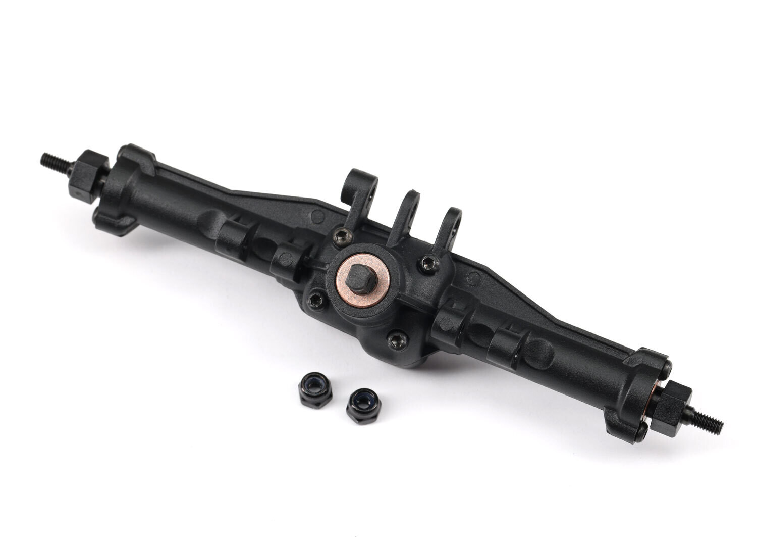9744 Axle, rear, TRX4M (assembled)/  M2.5x0.45 NL (2)