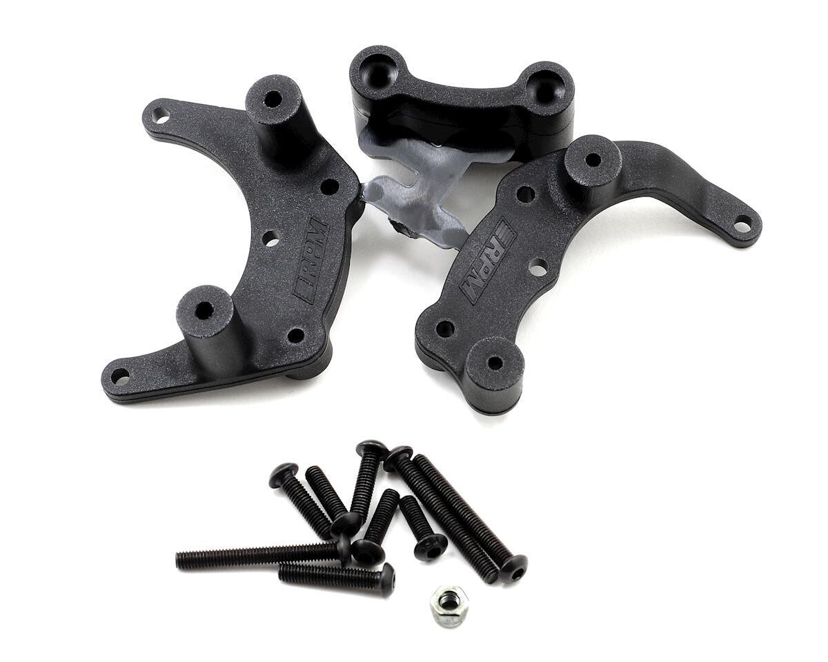 RPM80902 RPM Bumper Mount (Black) (Rustler,Stampede,Bandit,Slash)