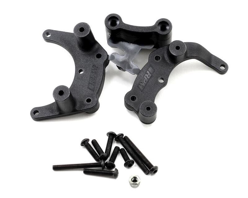 RPM80902 RPM Bumper Mount (Black) (Rustler,Stampede,Bandit,Slash)