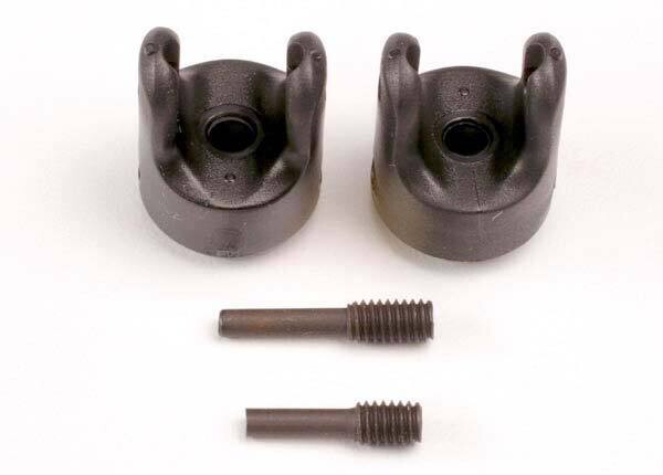 4927X - Transmission output yokes (heavy duty) (2)/ set screw yoke pins, M4/10 (1) &amp; M4/18.5 (1)