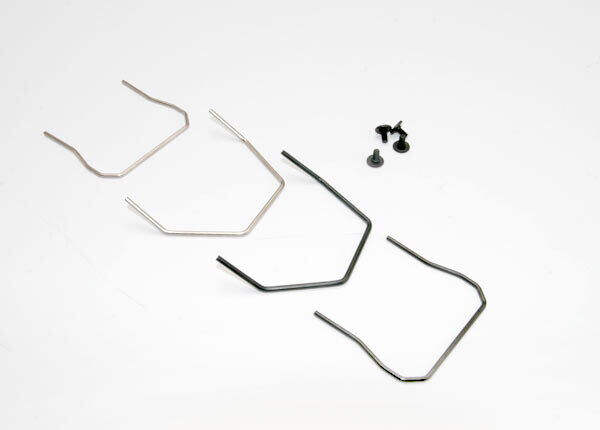 6896 Wires, sway bar (front &amp; rear, hard &amp; soft) / 3x6 FCS (4) fits 4x4 Slash, Rally, Rustler, Stampede and Hoss