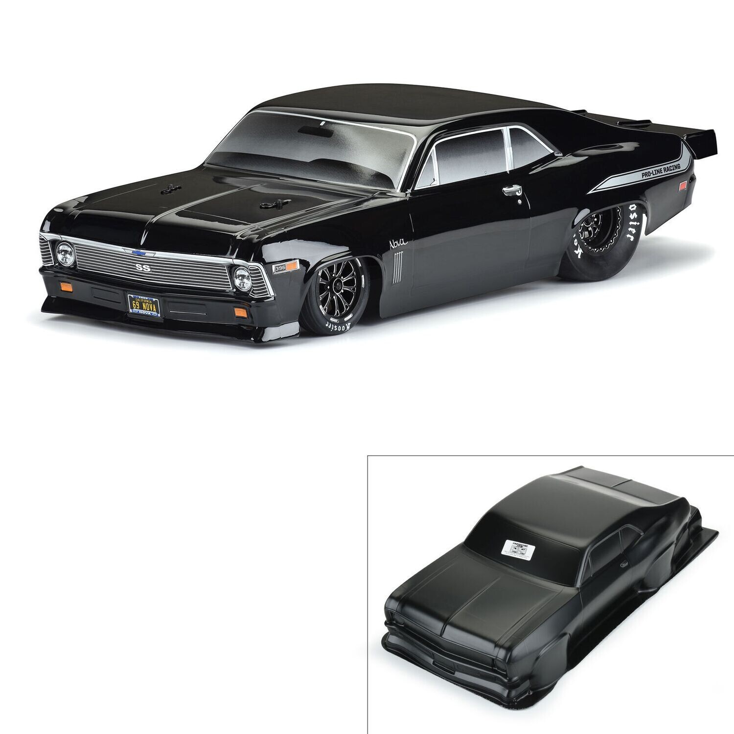 PRO353118 1969 Chevrolet Nova (Black) Body for SC