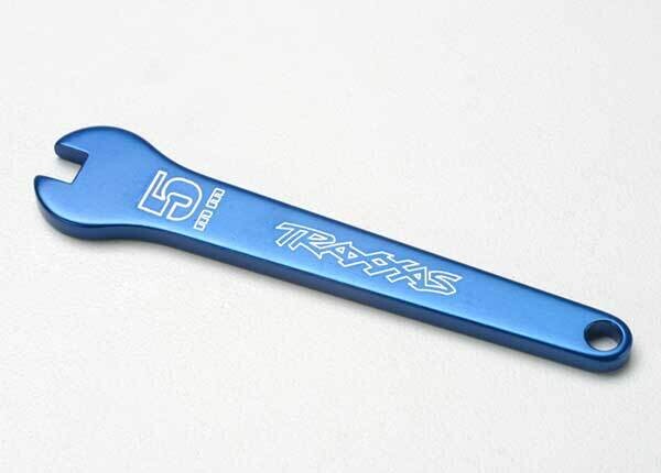 5477 Flat wrench, 5mm (blue-anodized aluminum)