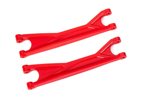 7892R Suspension arms, upper, red (left or right, front or rear) (2) (for use with #7895 X-Maxx WideMaxx suspension kit)