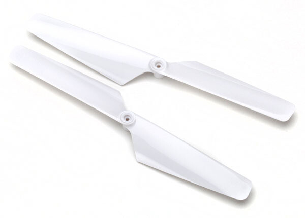 6627 Rotor blade set, white (2)/ 1.6x5mm BCS (2)