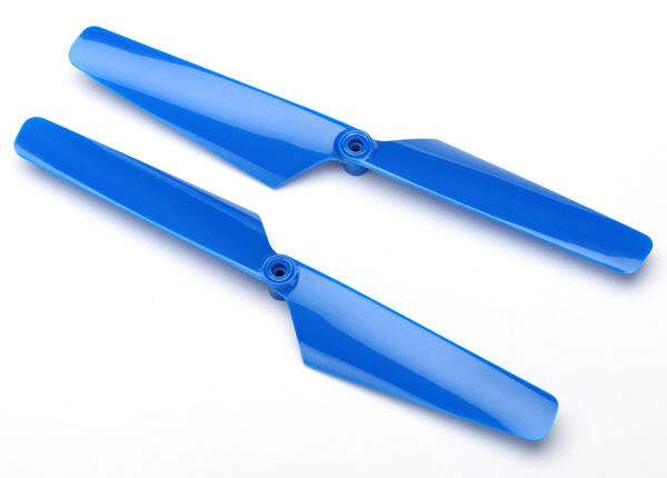 6629 Rotor blade set, blue (2)/ 1.6x5mm BCS (2)