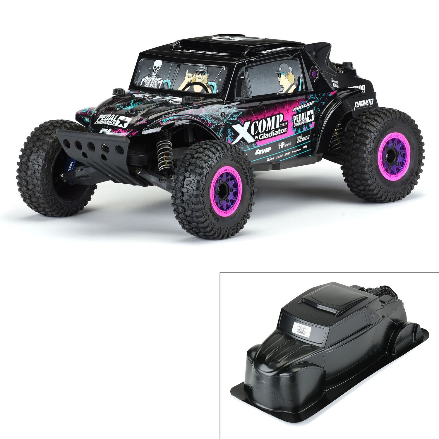 PRO356318 1/10 Megalodon Desert Buggy Blake Wilkey Black Body: Short Course