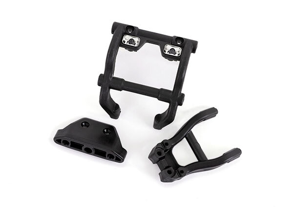 6777X Wheelie bar mounts/ rear skidplate (fits 4WD Stampede) (for LED light kit installation)