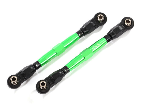 8948G  Toe links, front (TUBES green-anodized, 7075-T6 aluminum, stronger than titanium) (88mm) (2)/ rod ends, rear (4)/ rod ends, front (4)/ aluminum wrench (1) fits MAXX V1 and MAXX Slash