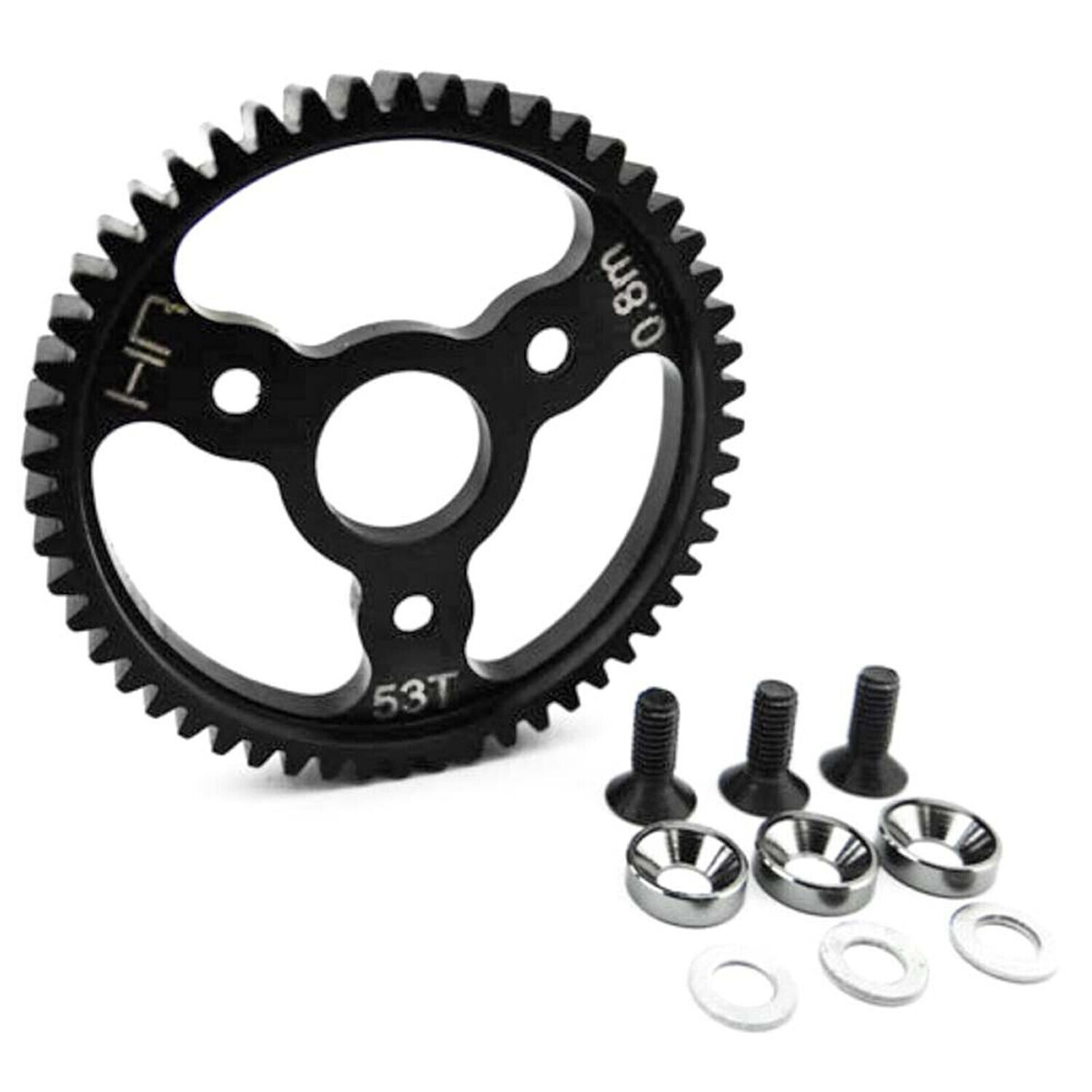 HRASJT253 Hot Racing Traxxas 32P Steel Spur Gear (Grey) (53T)