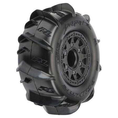 PRO1018510  1/10 Dumont Front/Rear 2.2&quot;/3.0&quot; SC Mounted 12mm Black Raid (2)