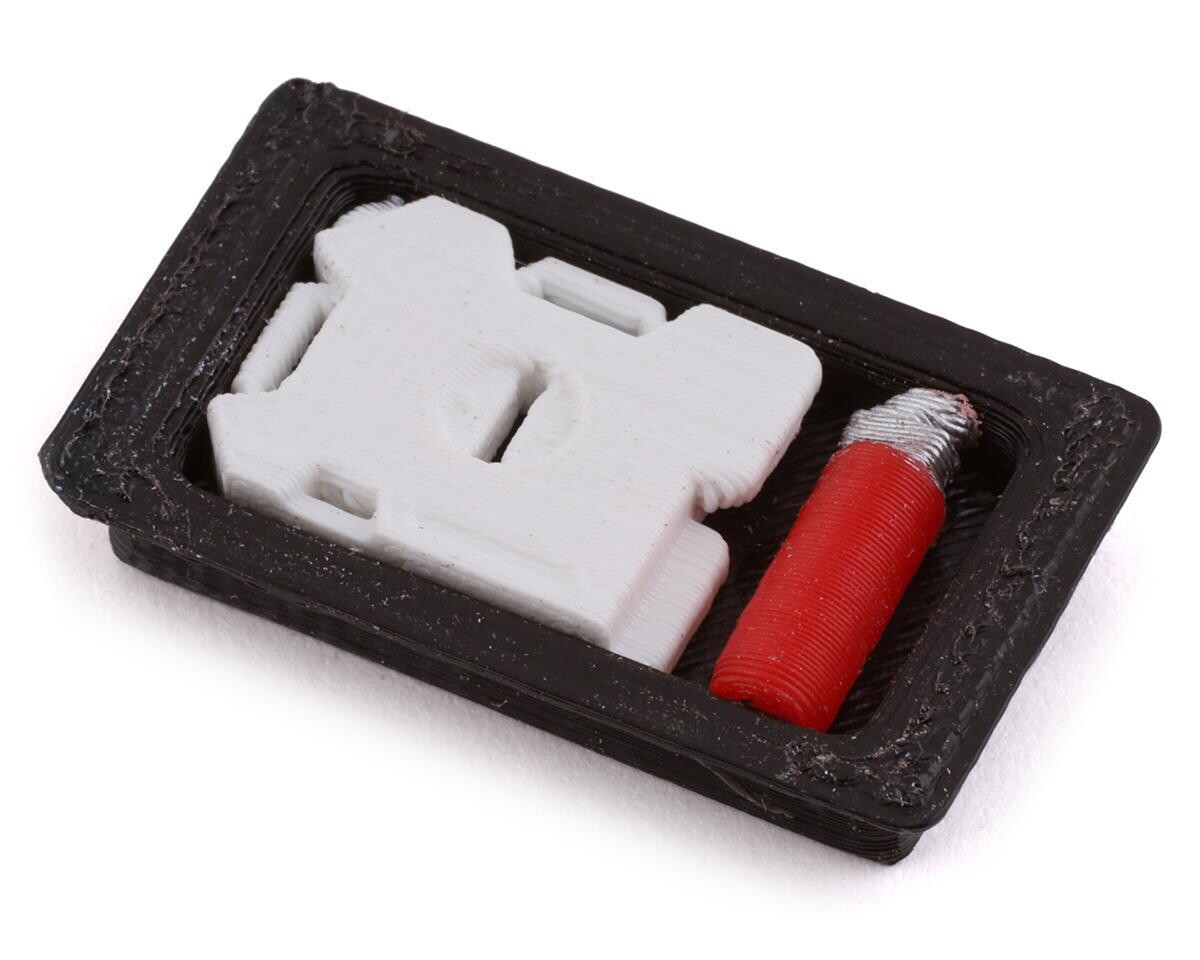 SBCS24JRF Scale By Chris SCX24 Jeep Window Roto &amp; Fire Extinguisher Mount (Red)